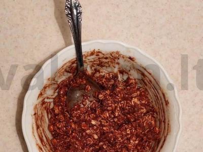 Avižiniai PP sausainiai be cukraus ir glitimo Žingsnis 2