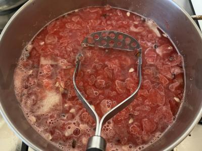 Melionų medaus padažas Žingsnis 5