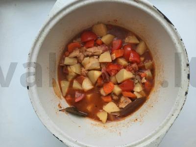 Švelni kiauliena grietinėje Žingsnis 4