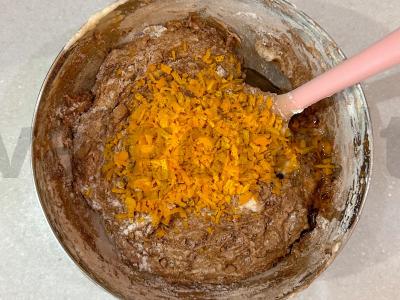 Šokoladiniai sausainiai su apelsinų užuomina Žingsnis 3