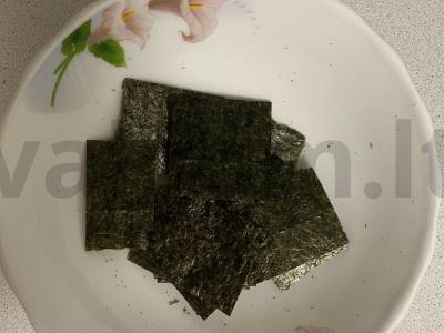 Japonų miso sriuba su lašiša ir ryžiais Žingsnis 5