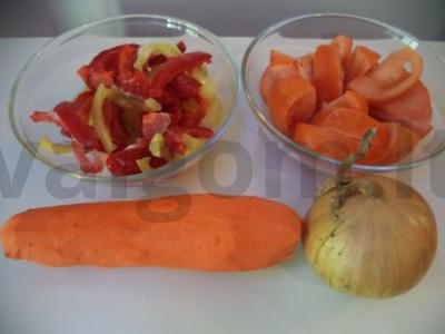 Kopūstai su paprikomis ir prieskoniais Žingsnis 4