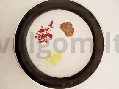 Lašiša kokosų piene Žingsnis 1