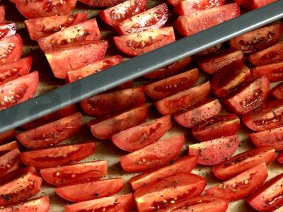 Džiovinti pomidorai Žingsnis 1