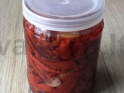 Džiovinti pomidorai Žingsnis 2