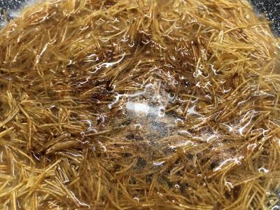 Greitas garnyras iš keptos vermišelės Žingsnis 3