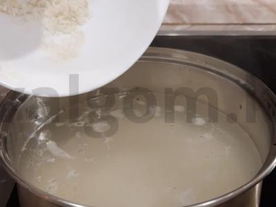 Ryžiai su daržovėmis Žingsnis 1