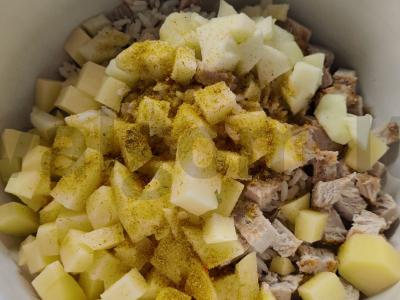 Ryžių sriuba su slyvomis ir kalakutiena Žingsnis 6