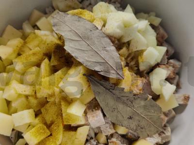 Ryžių sriuba su slyvomis ir kalakutiena Žingsnis 7