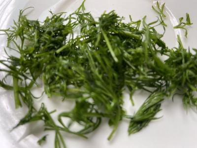 Ayranas su žolelėmis ir ridikėliais Žingsnis 1