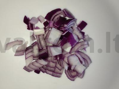 Udon su bekonu ir kukurūzais Žingsnis 3