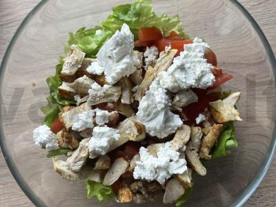 Vištienos ir fetos salotos Žingsnis 5