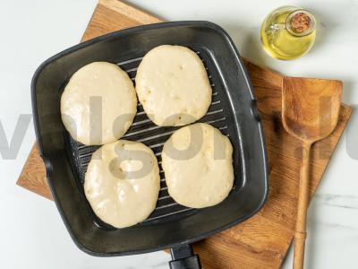 Vafliai ant keptuvės Žingsnis 4