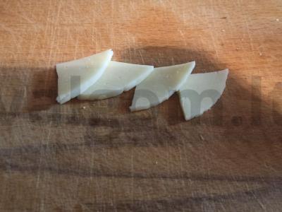 Kanarė su pomidoru, lašiša ir sūriu Žingsnis 2