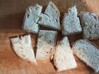 Kanarė su pomidoru, lašiša ir sūriu Žingsnis 4