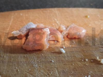 Kanarė su pomidoru, lašiša ir sūriu Žingsnis 5