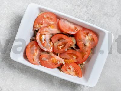 Bulvės su faršu ir grybais Žingsnis 9