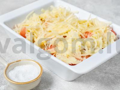 Bulvės su faršu ir grybais Žingsnis 11