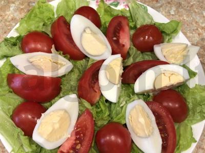 Salotos su grietinėlės tunu Žingsnis 3