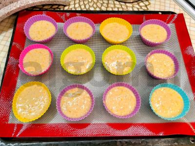 Veganiški Velykų apelsinų keksiukai Žingsnis 7