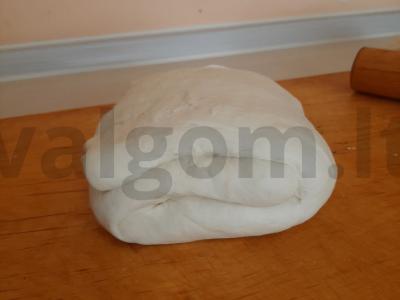 Sluoksniuota tešla bet kokiai kepiniui Žingsnis 3