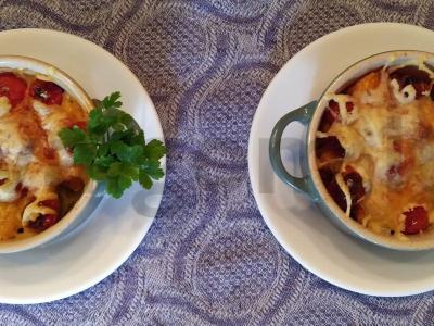 Kepta lašiša kokotnėje pagrindine nuotrauka