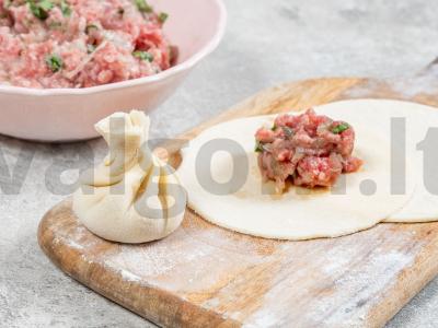 Namų khinkaliai pagal gruzinišką receptą Žingsnis 3