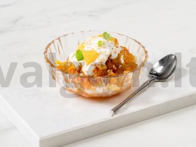 Moliūgų desertas su apelsinu pagrindine nuotrauka