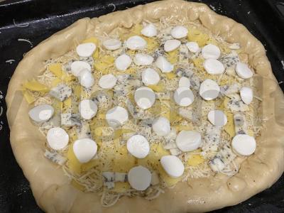 Namų pica „Keturi sūriai“ Žingsnis 2