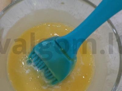 Šokoladiniai bandelės su aguonomis ir razinomis Žingsnis 6