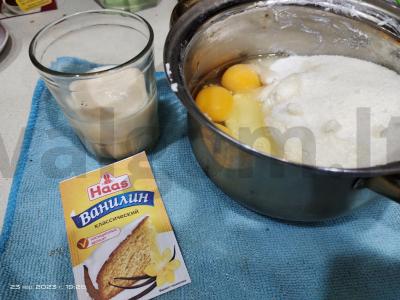 Kokosų karališka vatrushka Žingsnis 2