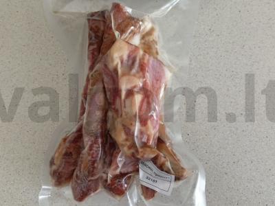 Sriuba su rūkytais mėsos gaminiais ant kiaulienos šonkaulių Žingsnis 1