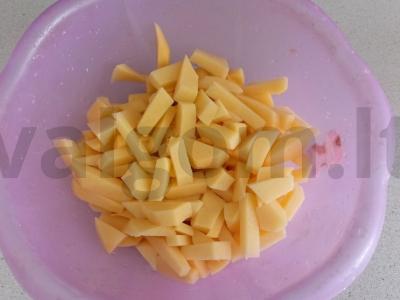 Sriuba su rūkytais mėsos gaminiais ant kiaulienos šonkaulių Žingsnis 3