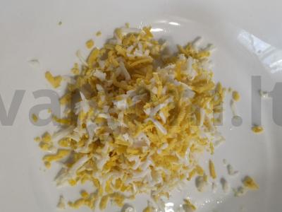 Krabų rutuliukai užkandžiams Žingsnis 1