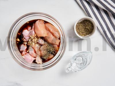 Troškinys su kalakutienos filė ir triušiena Žingsnis 1