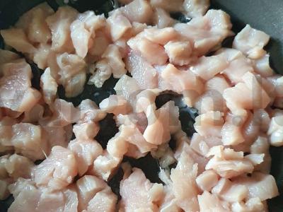 Funchosa su vištiena Žingsnis 2