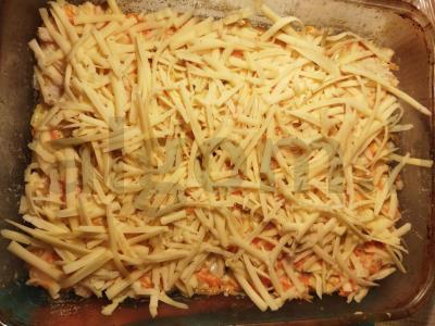 Žuvies apkepas su daržovėmis ir sūriu Žingsnis 5