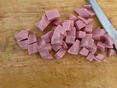 Vasaros salotas su dešra ir alyvuogėmis Žingsnis 2