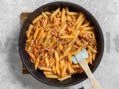 Makaronai orkaitėje su mėsa Žingsnis 7