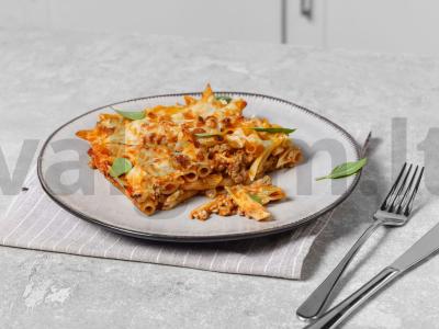 Makaronai orkaitėje su mėsa pagrindine nuotrauka