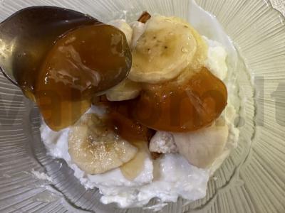 Varškė vaikams su zefyrais ir persikų uogiene Žingsnis 6