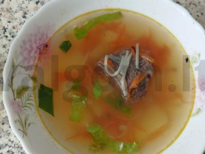 Jauno jautienos sriuba pagrindine nuotrauka