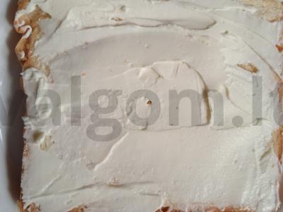 Tostai su tobiko ikra ir varškės sūriu Žingsnis 2