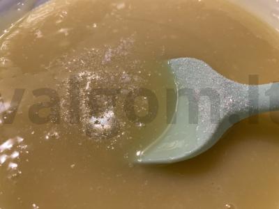 Varškės apkepas su baltuoju šokoladu Žingsnis 4