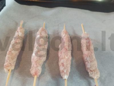 Kumpio dešrelės ant iešmelių Žingsnis 2