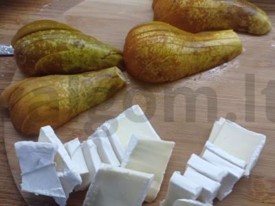 Pica su kamamberu ir kriauše Žingsnis 2