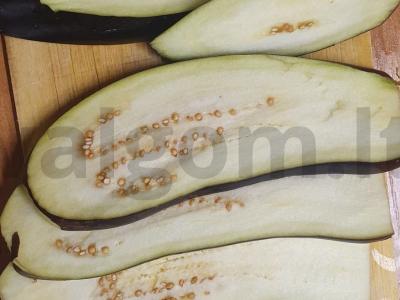 Baklažanų ritinėliai Žingsnis 1