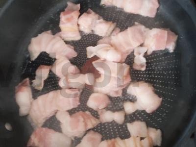 Grikių makaronų karbonara Žingsnis 4