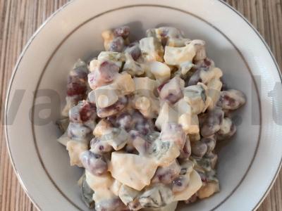 Konservuotų pupelių salotos pagrindine nuotrauka