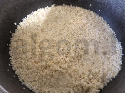 Pšenių košė su pienu ir sviestu Žingsnis 1